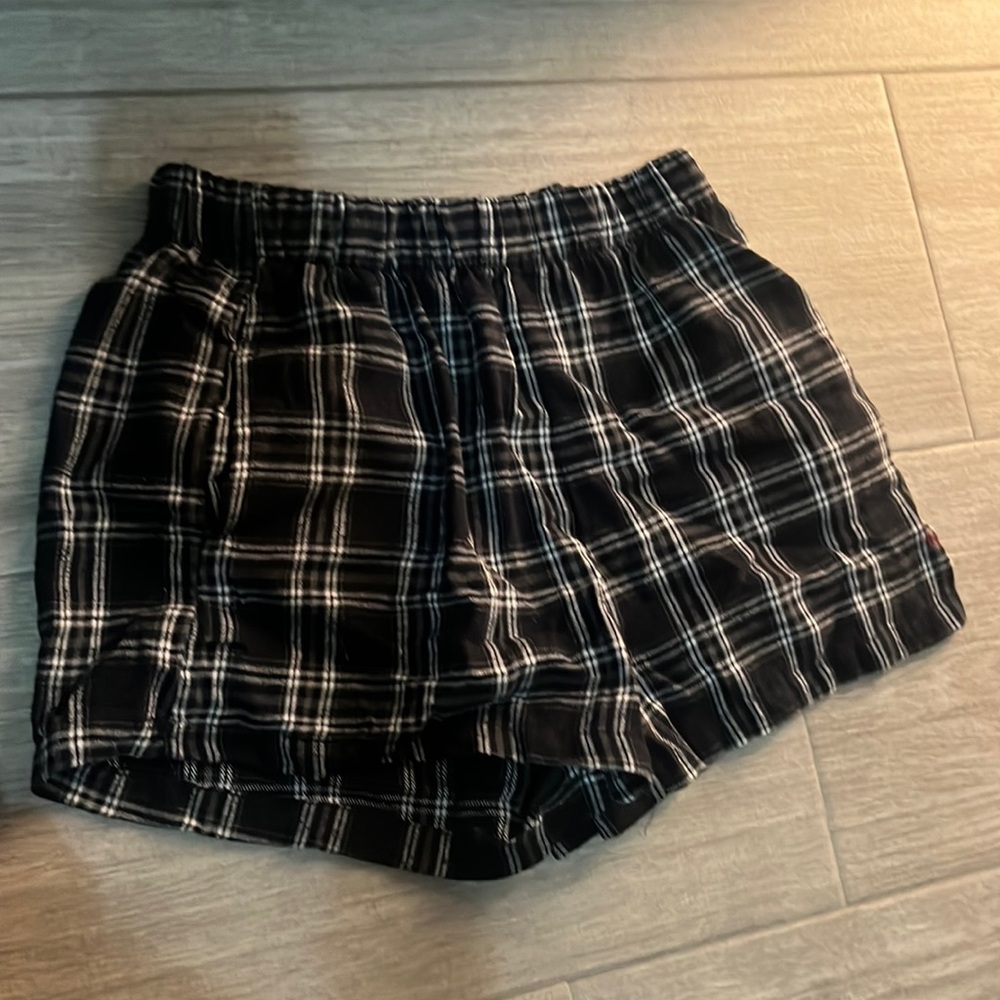 Plaid shorts